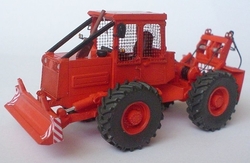 LKT 81 Turbo-Lesní kolový traktor červený (model)