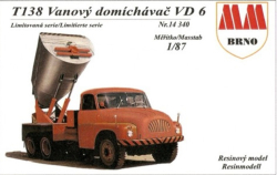 Tatra T-138 6x6 vanový domíchávač VD6 (stavebnice)